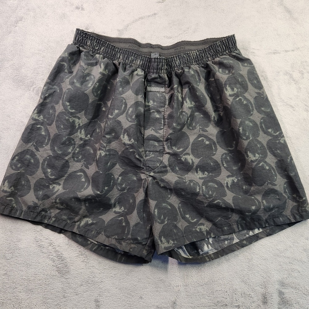New SKIMS Cotton Poplin 3" Boxer Briefs Men S Small Apple Heart BS-BXS-8302M
